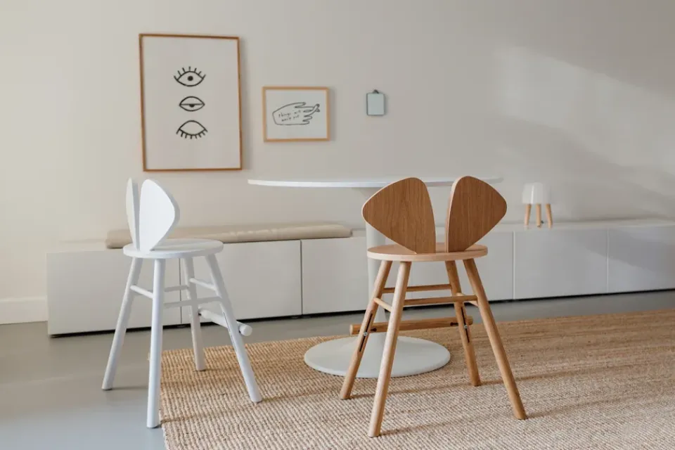 Nofred Children's Chairs|Children's Chairs*Mouse Chair Junior chair, Oak Beige