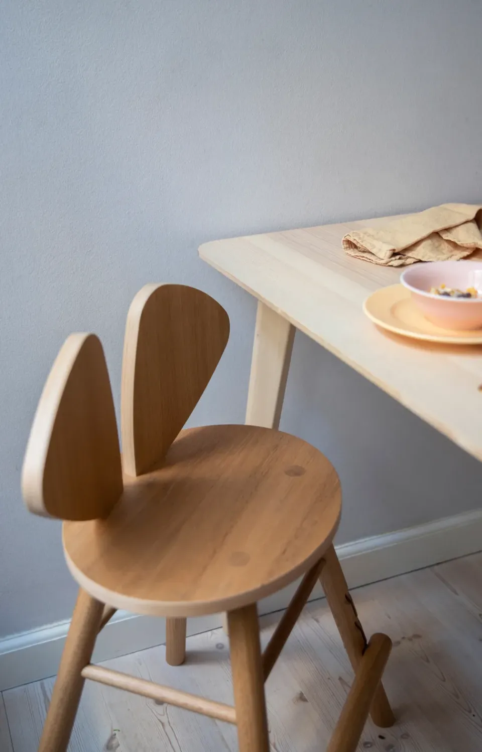 Nofred Children's Chairs|Children's Chairs*Mouse Chair Junior chair, Oak Beige