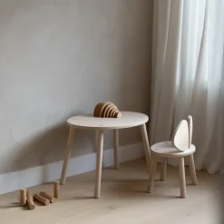 Nofred Children's Tables|Children's Tables*Mouse set children's chair + table, Birch Beige