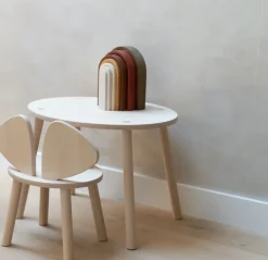 Nofred Children's Tables|Children's Tables*Mouse set children's chair + table, Birch Beige