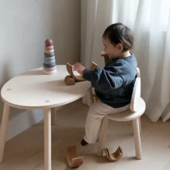 Nofred Children's Tables|Children's Tables*Mouse set children's chair + table, Birch Beige