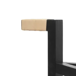A2 Serving Trolleys*Move serving trolley, stained oak, big, marble marquina, glass Black