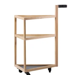 A2 Serving Trolleys*Move serving trolley, Oak Brown