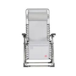 Fiam Seating*Movida sun lounger, Textaline -aluminium frame Grey