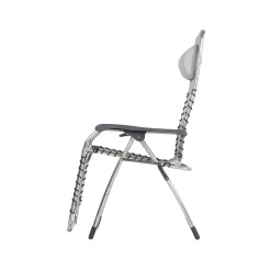 Fiam Seating*Movida sun lounger, Textaline -aluminium frame Grey
