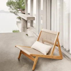 GUBI Armchairs & Footstools|Chairs*MR01 Initial Chair chair, Oiled oak Beige