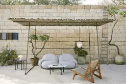 GUBI Outdoor Lounge Furniture|Armchairs & Footstools*MR01 Initial outdoor lounge chair, Oiled iroko wood Brown