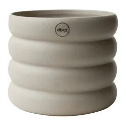 DBKD Garden Details & Accessories*Mud plant pot mole, Medium, Ø14 cm Beige