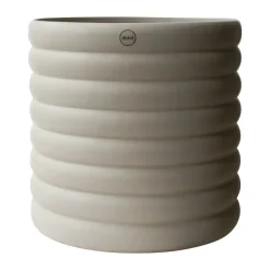 DBKD Garden Details & Accessories*Mud plant pot mole, XL, Ø27 cm Beige