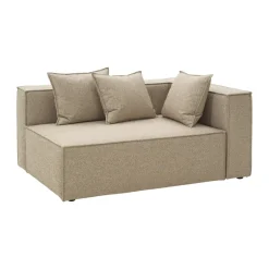 Brafab Garden Sofas & Garden Benches|Balcony Furniture*Muki sofa module, Light taupe, left end module Brown