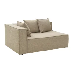 Brafab Garden Sofas & Garden Benches|Balcony Furniture*Muki sofa module, Light taupe, right end module Brown