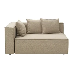 Brafab Garden Sofas & Garden Benches|Balcony Furniture*Muki sofa module, Light taupe, right end module Brown
