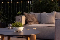 Brafab Garden Sofas & Garden Benches|Balcony Furniture*Muki sofa module, Light taupe, right end module Brown