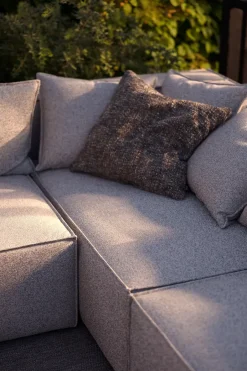 Brafab Garden Sofas & Garden Benches|Balcony Furniture*Muki sofa module, Light taupe, right end module Brown