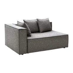 Brafab Garden Sofas & Garden Benches|Balcony Furniture*Muki sofa module, Smokey , right end module Grey