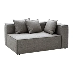 Brafab Garden Sofas & Garden Benches|Balcony Furniture*Muki sofa module, Smokey , left end module Grey