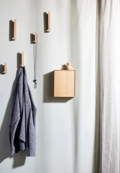 Andersen Furniture Clothes Hooks & Hangers*Multi Hooks hook set of 3, Oak Brown