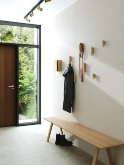 Andersen Furniture Clothes Hooks & Hangers*Multi Hooks hook set of 3, Oak Brown