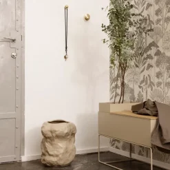 Ferm Living Clothes Hooks & Hangers*Mushroom hook, brass Gold-coloured