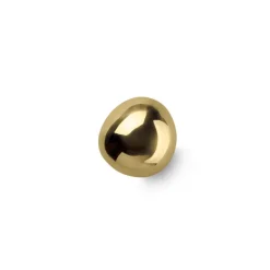 Ferm Living Clothes Hooks & Hangers*Mushroom hook, brass Gold-coloured