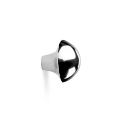 Ferm Living Clothes Hooks & Hangers*Mushroom hook, stainless steel Silver-coloured