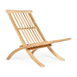 Stockamöllan Outdoor Lounge Furniture*Muskö lounge chair, Teak Brown