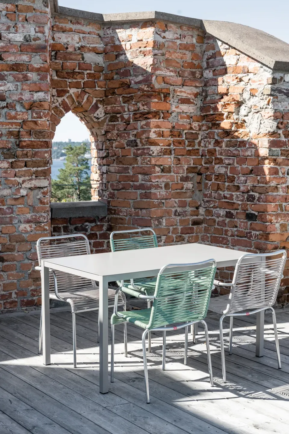 Fiam Seating*Mya armchair aluminium, Grey