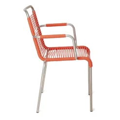 Fiam Seating*Mya armchair aluminium, Orange