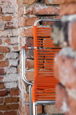 Fiam Seating*Mya armchair aluminium, Orange