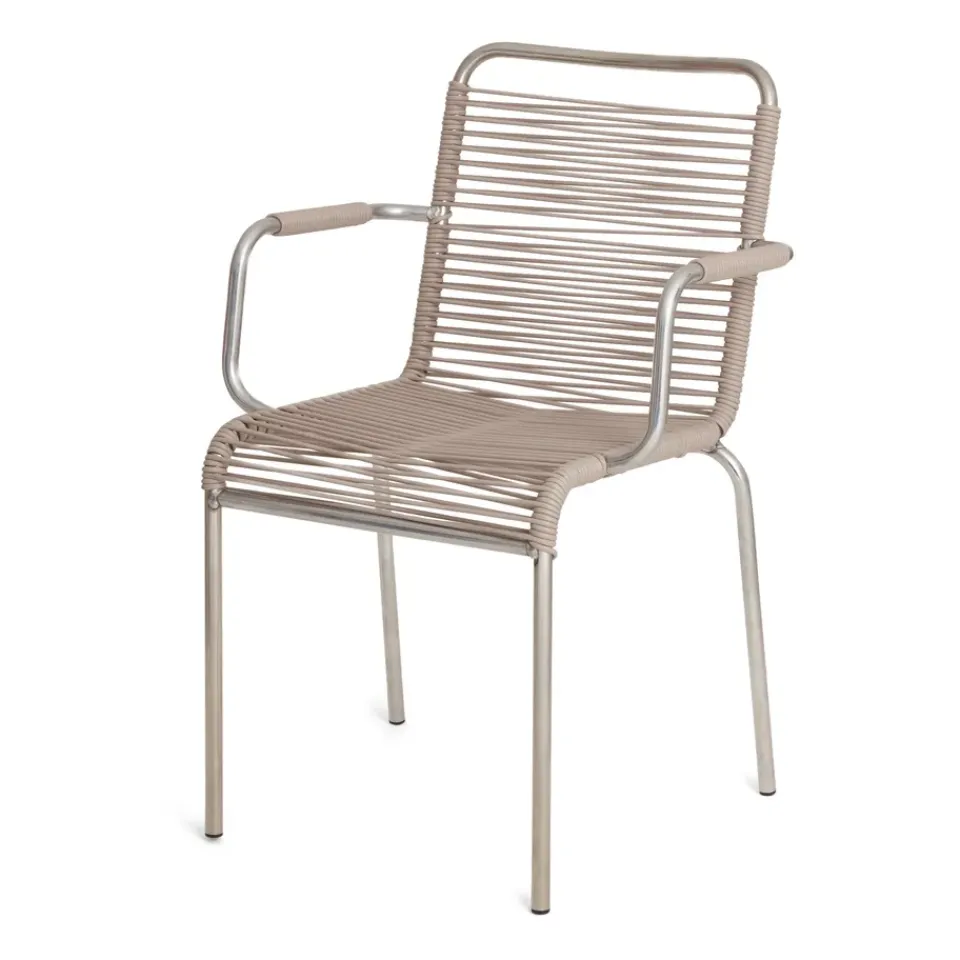 Fiam Seating*Mya armchair aluminium, Taupe Beige