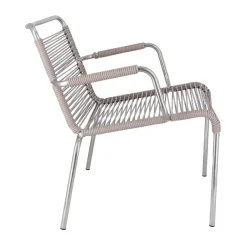 Fiam Seating*Mya Lounge armchair, Taupe GreyBeige