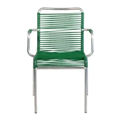 Fiam Seating*Mya Spaghetti armchair, Dark Green