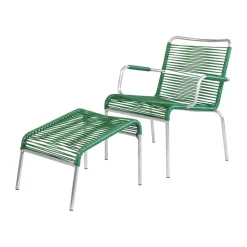 Fiam Seating*Mya Spaghetti armchair, Dark Green