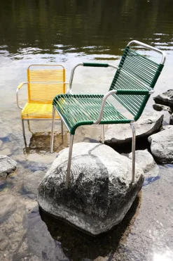 Fiam Seating*Mya Spaghetti armchair, Dark Green