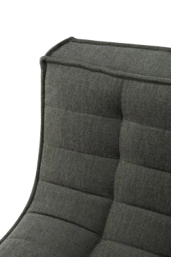 Ethnicraft Sofas*N701 corner module straight, Moss Eco fabric Green