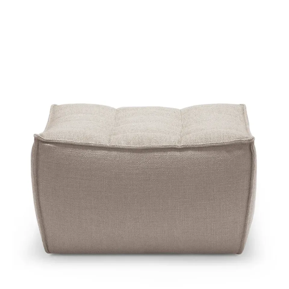Ethnicraft Armchairs & Footstools*N701 footstool 70x70 cm, Beige
