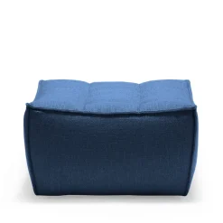 Ethnicraft Armchairs & Footstools*N701 footstool 70x70 cm, Blue