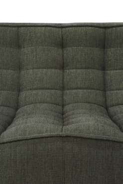 Ethnicraft Sofas*N701 sofa 3 seater sofa, Moss Eco fabric Green
