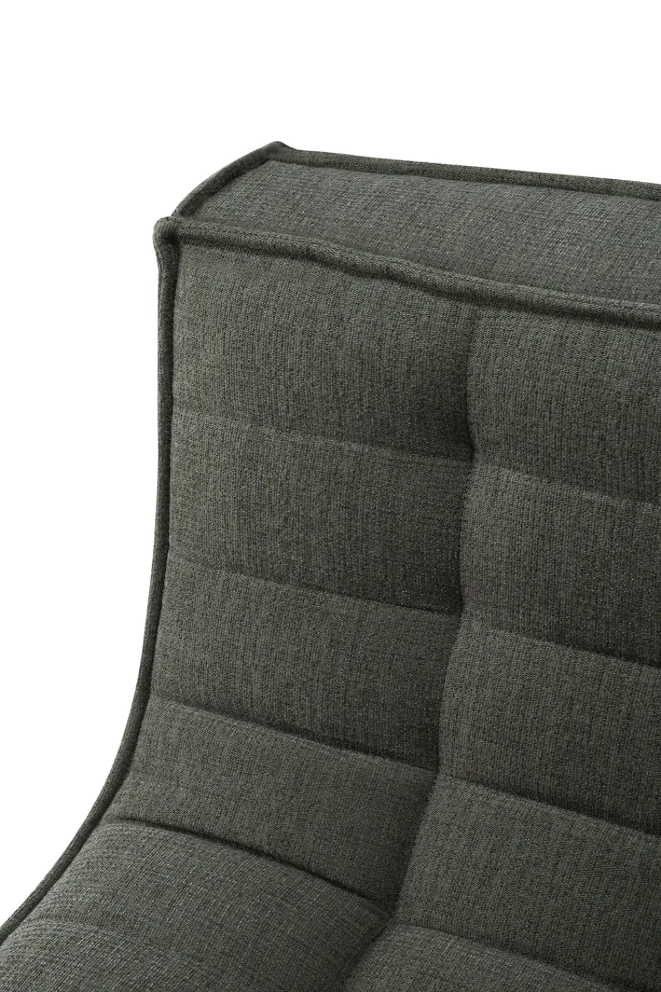 Ethnicraft Sofas*N701 sofa 3 seater sofa, Moss Eco fabric Green