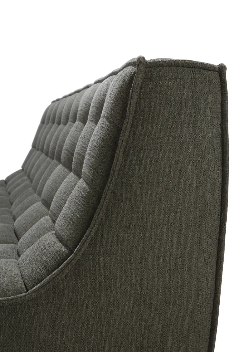 Ethnicraft Sofas*N701 sofa 3 seater sofa, Moss Eco fabric Green