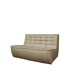 Ethnicraft Sofas*N701 sofa 2-seater, Fabric Beige