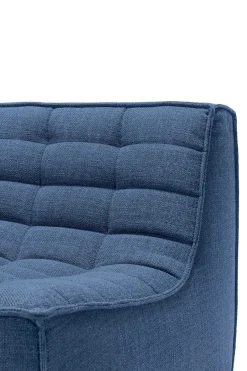 Ethnicraft Sofas*N701 sofa 2-seater, Fabric Blue