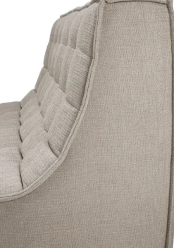 Ethnicraft Sofas*N701 sofa 2-seater, Fabric Ecru Beige
