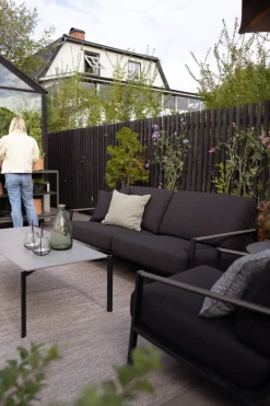 Brafab Garden Sofas & Garden Benches|Balcony Furniture*Naos sofa, -teddy , 2.5-seater Black