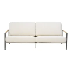 Brafab Garden Sofas & Garden Benches|Balcony Furniture*Naos sofa, Stainless steel-dot beige, 2.5-seater Silver-coloured