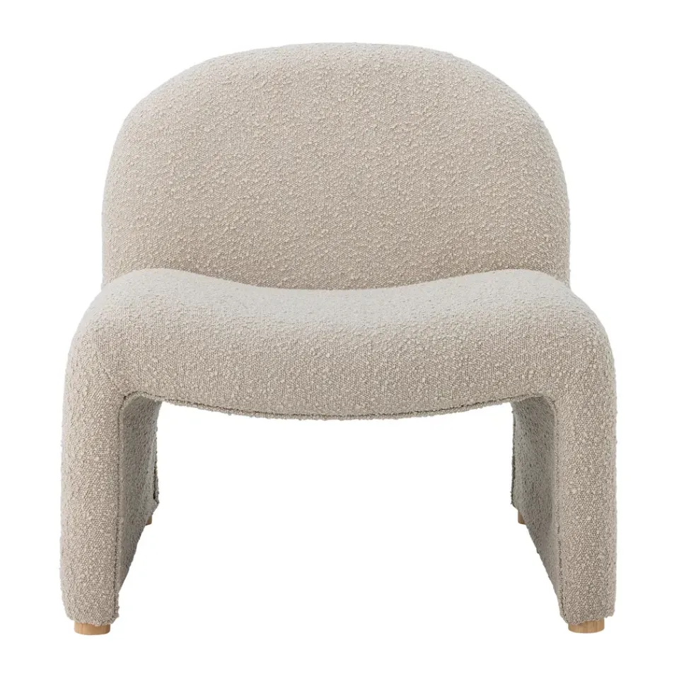 Bloomingville Chairs|Armchairs & Footstools*Neel lounge chair, Nature White
