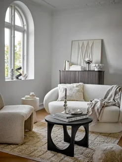 Bloomingville Chairs|Armchairs & Footstools*Neel lounge chair, Nature White