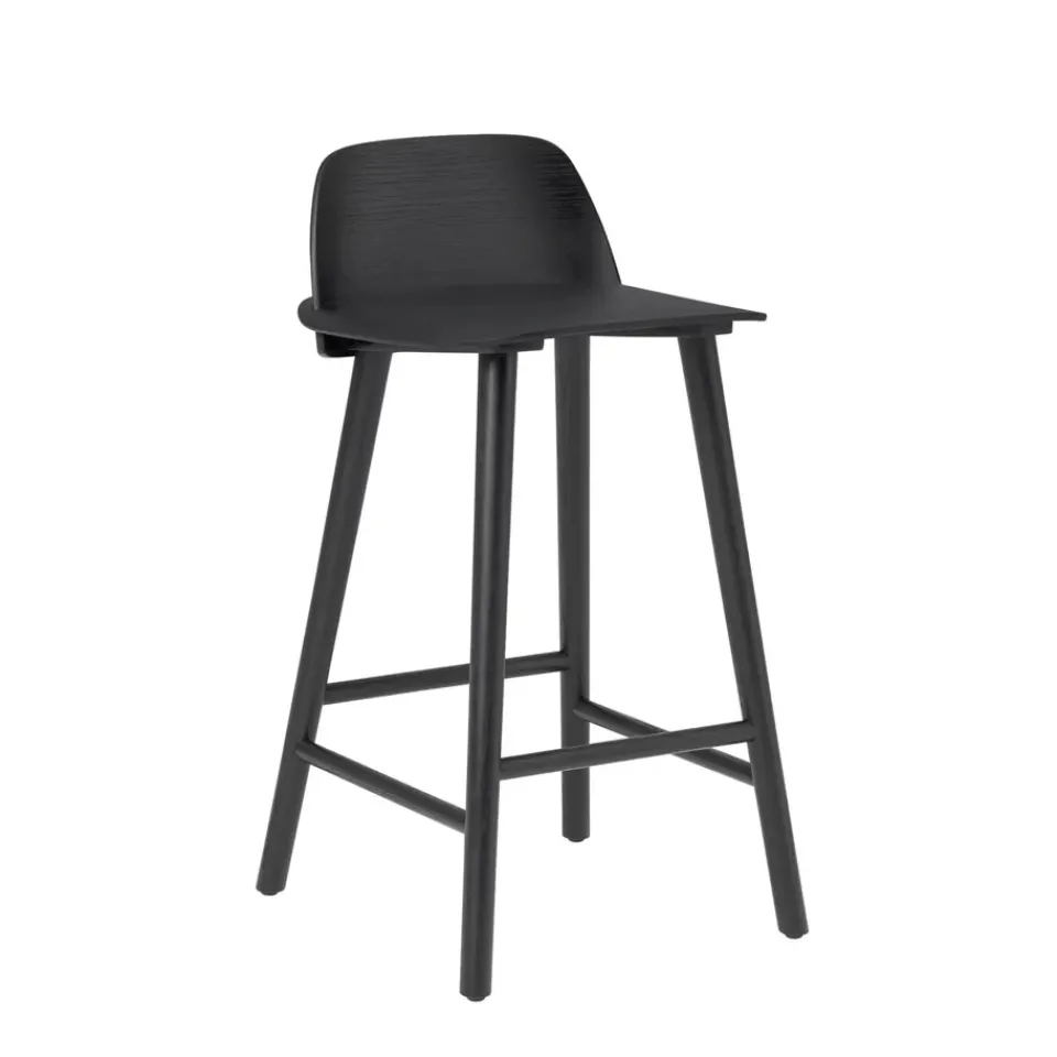 Muuto Bar Stools*Nerd Bar Stool 65 Cm, Black