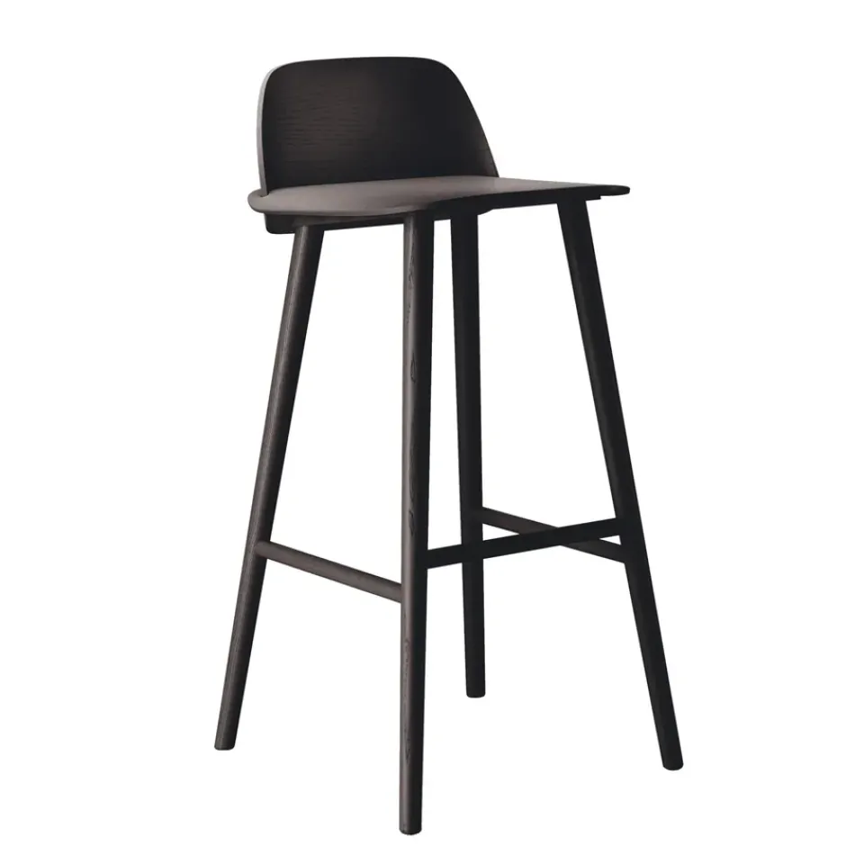 Muuto Bar Stools*Nerd Barstool, Black