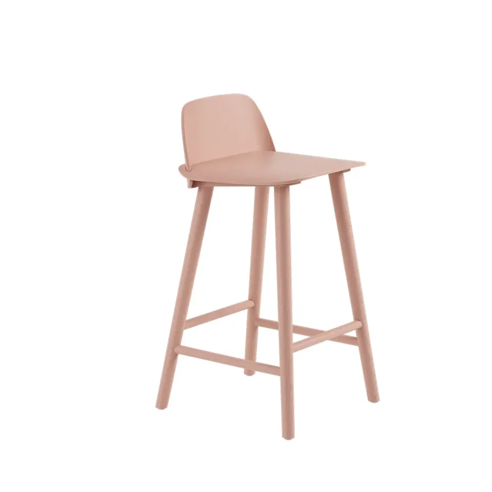 Muuto Bar Stools*Nerd counter stool, Tan rose Pink